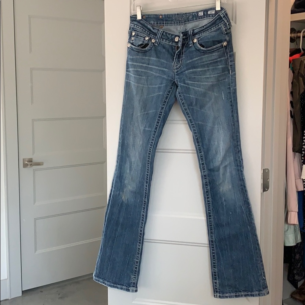 Boot cut miss me jeans size 27